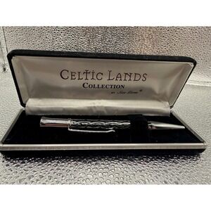 Celtic Lands Collection by Sea Gems Ballpoint Pen Silver SEE Description